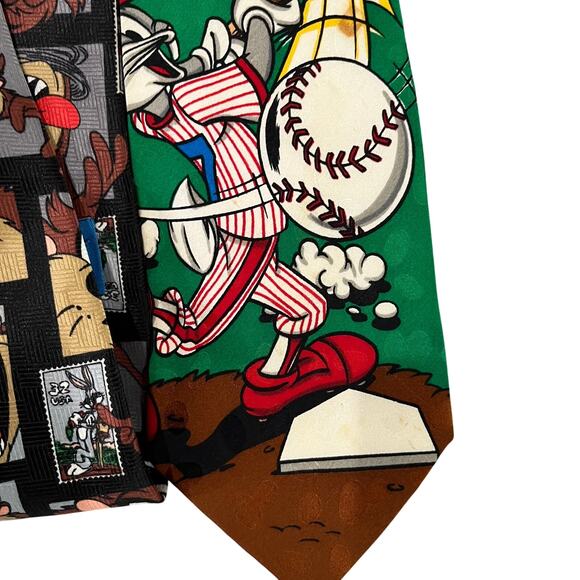 Vintage Looney Tunes Bugs Bunny Tazmanian Devil Men's Neck Ties Set (3) - Picture 4 of 5